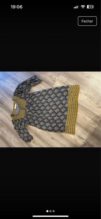 Vestido azul tamanho M