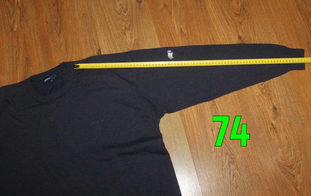 Мужской шерстяной свитер lambswool hippo l-xl