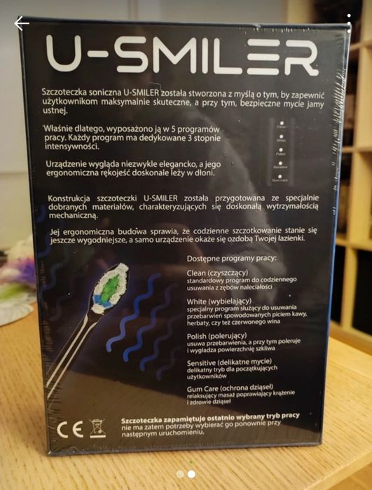Nowa szczoteczka soniczna U-Smiler