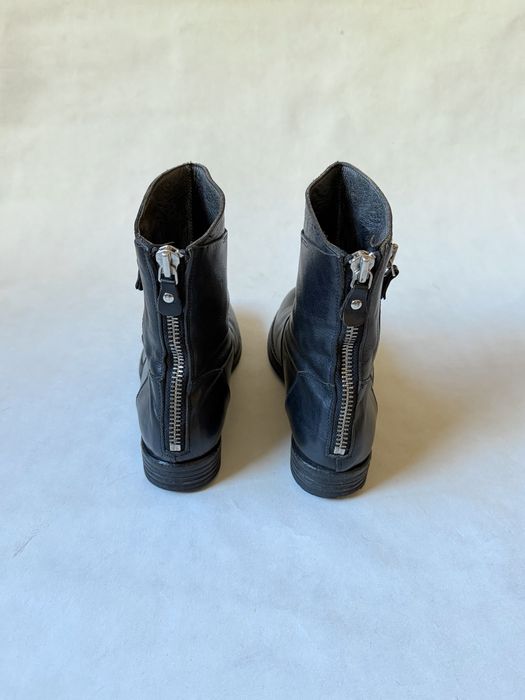 MoMa Ankle Zip Leather Boots Avant Garde guidi a.s.98 ботинки кожаные авангардные