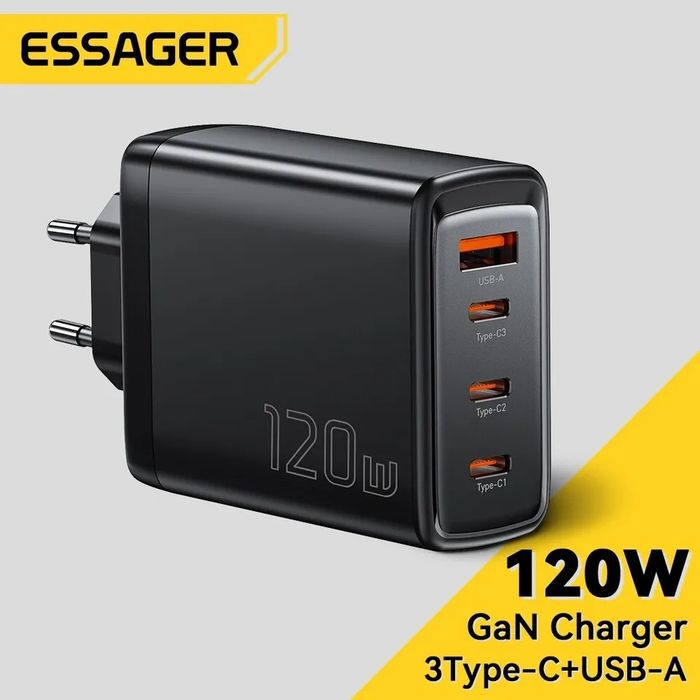 Зарядний пристрій, зарядне Essager 65w 85w 120w 140w