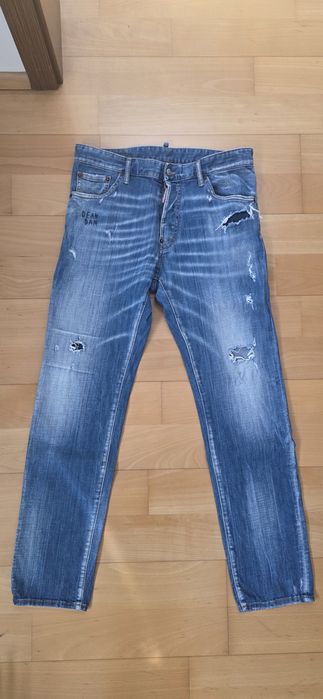 Spodnie męskie Dsquared2 Oryginalne 50, jeansy, slim fit