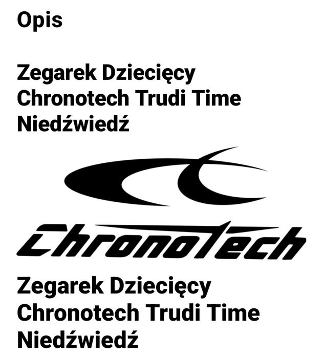 Zegarek dziecięcy  Trudi Time Niedżwieć