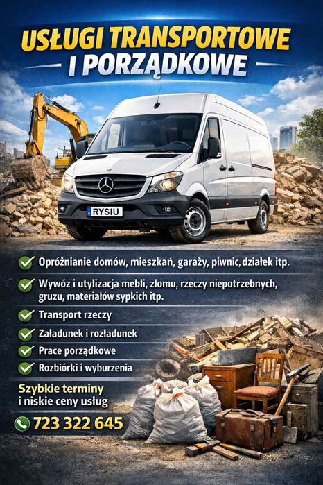 Sprzątanie / opróżnianie / transport / utylizacja