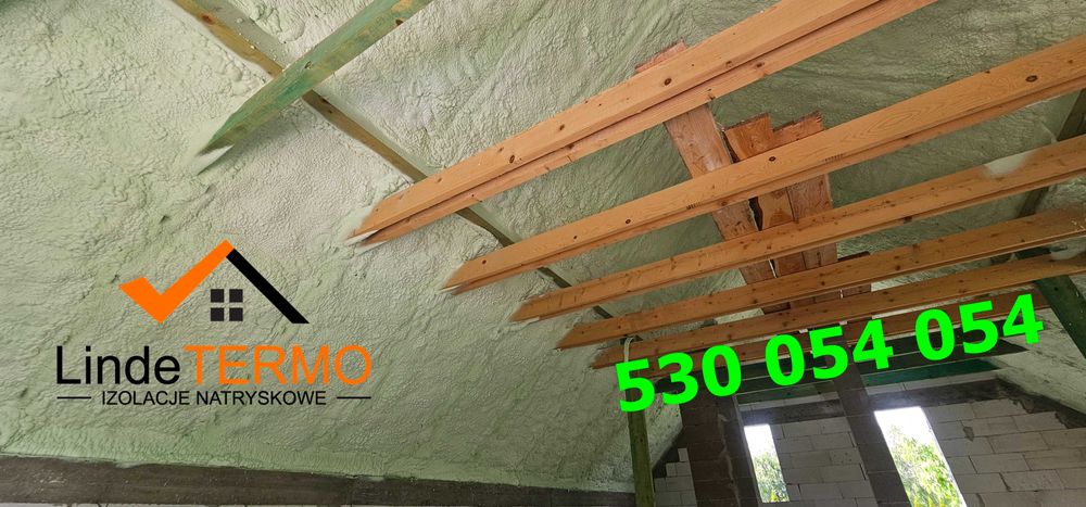 Ocieplanie pianą PUR, izolacje natryskowe, poddasza, pianowanie pianka