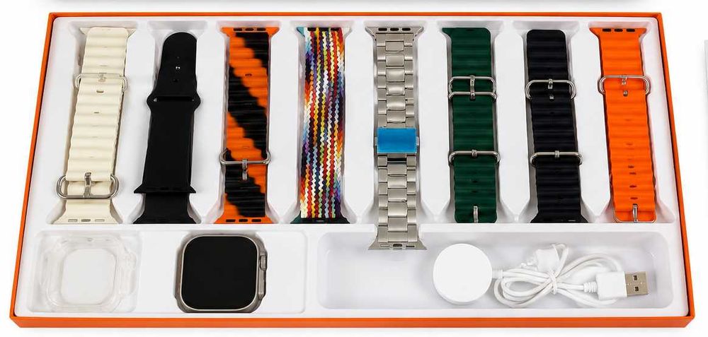 Smartwatch Ultra Y80 – Chamadas Bluetooth | Ecrã Grande | Novo