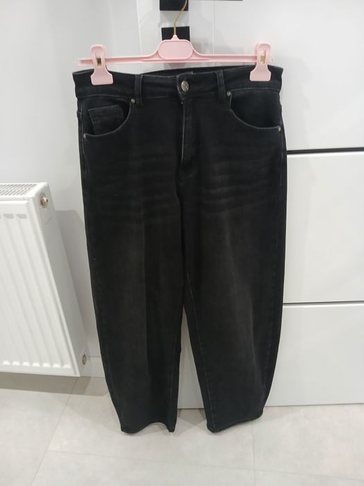 Czarne damskie balloon