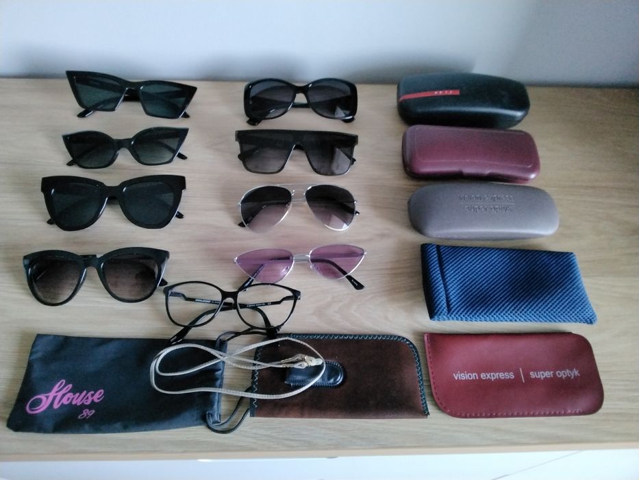 Okulary przeciwsłoneczne,etui