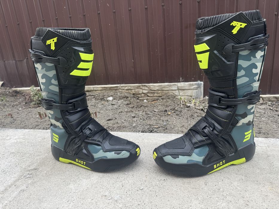 Мотоботи ендуро кросс SHOT Race 4 розмір 46-45