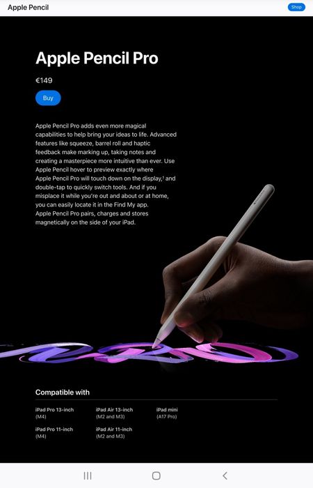 Ipad Pro 13 m4 512 Gb Silver 5g LTE можна окремо magic  keyboard pen все запечатано запаковано