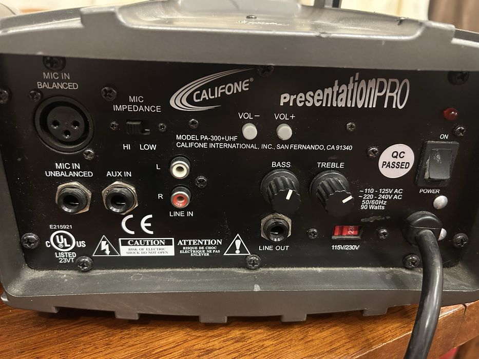 Активні колонки акустика Califone PA 300