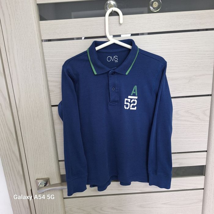 Поло,реглан,сорочка лонгслів з довгим рукавом OVS, 7-8 р,128 см