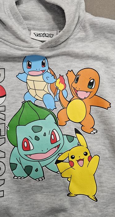 Bluza dresowa chłopięca pokemon r.104
