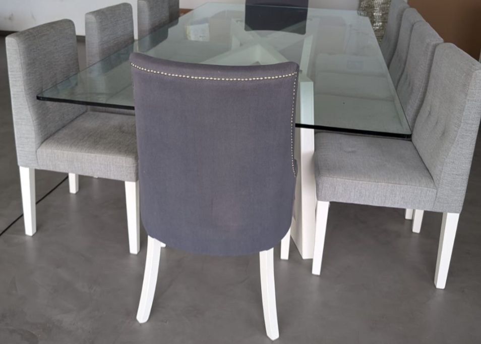 Mesa tampo vidro 2,70*1,30
