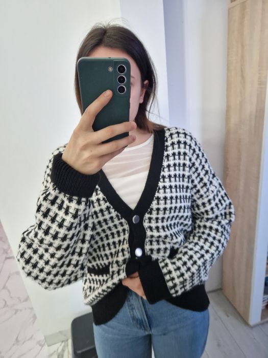 Kardigan primark w pepitkę rozmiar M