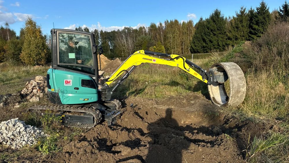 Ammann AMX35  Szwajcarska minikoparka 3.6t AMMANN - demo Taniej o 75 tys netto