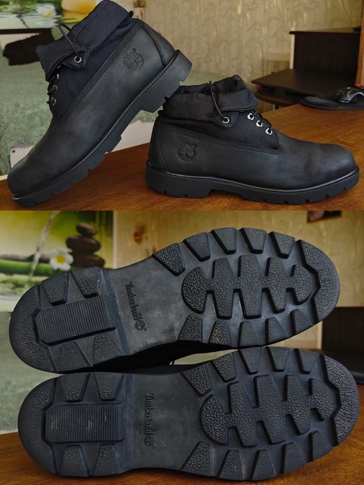 Timberland 6-Inch Premium Black Nubuck Boots 6635A 44.5 рр 28.5 см