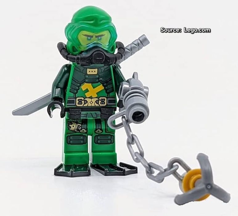 ENVIO GRATIS-LEGO 892286 Diver Lloyd Minifigure (Ninjago)