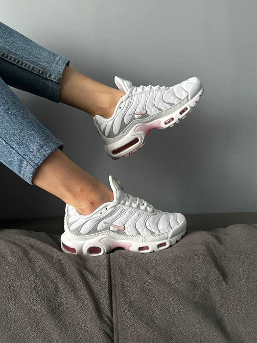 Кросівки Nike Air Max TN Plus White/Gre/Pink premium