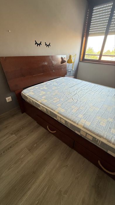 Cama de casal 160x190 com colchão