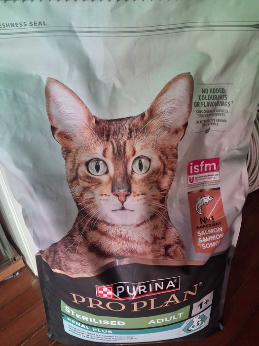 Saco selado de Ração para gatos Proplan 10kg