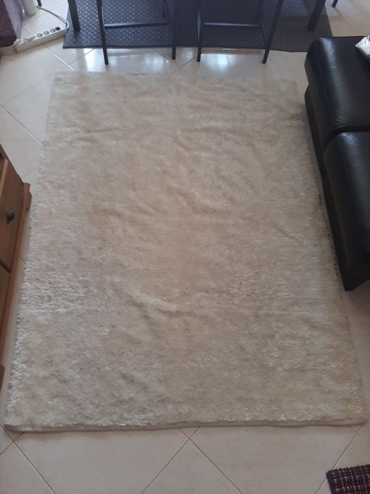 tapete sala reversível beje