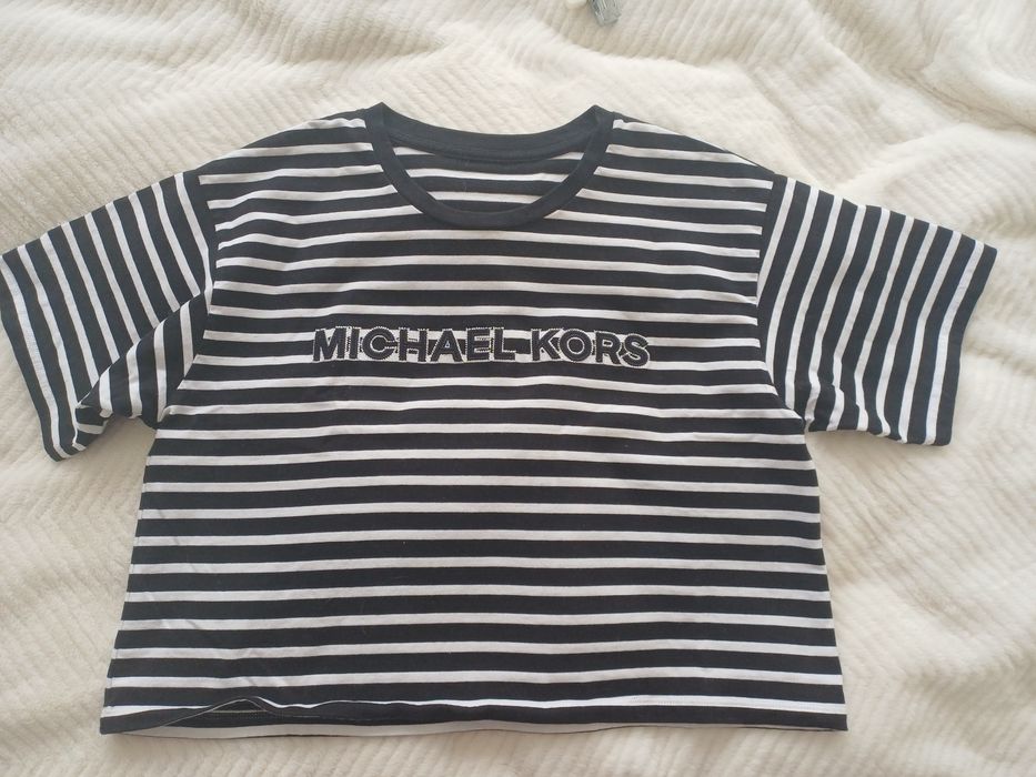 Bluzka michael kors paski t- shirt