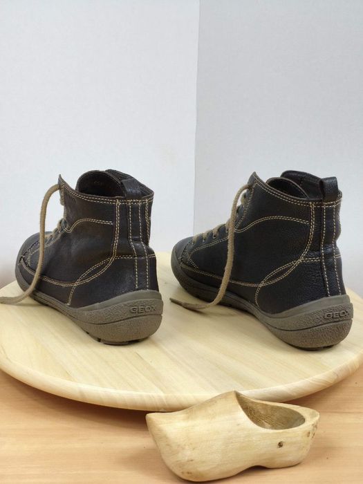 Buty Botki r. 37,5 Geox Respira damskie skorzane sznurowane