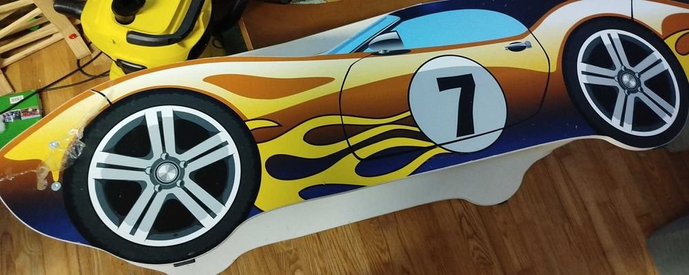 Łóżko autko samochód dla chłopca