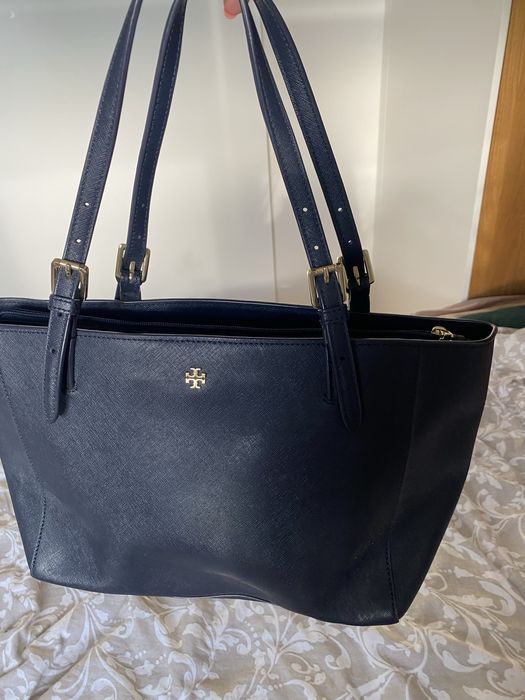 Piękna granatowa torebka Ralph Lauren