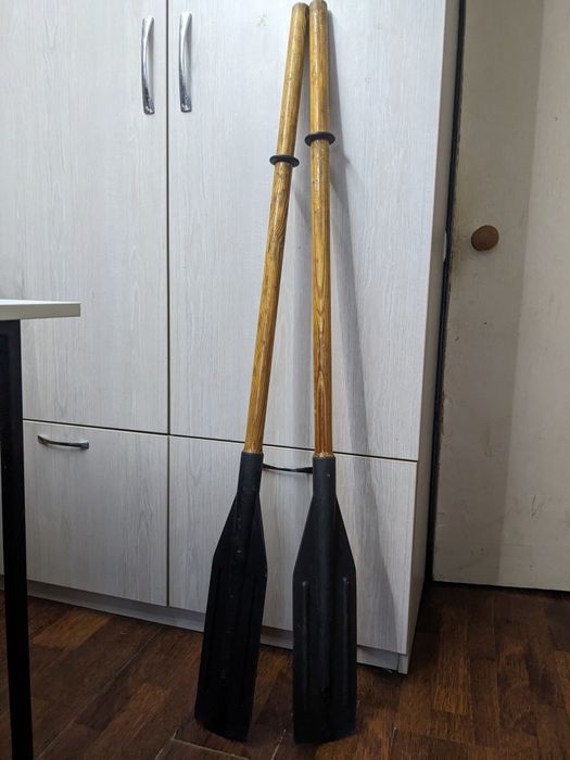 Вёсла для лодки, деревянные