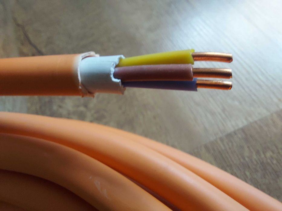 Кабель огнестойкий (N)HXH-J FE180/PH120/E30 3х4 RE 0,6/1 kV — новый, 21 метр