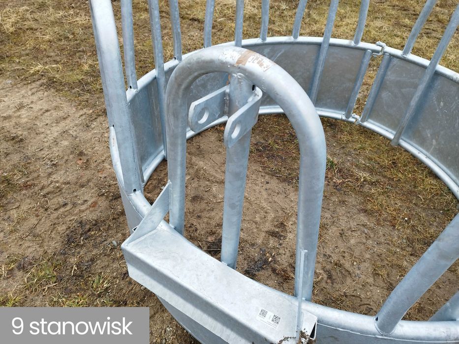 Paśnik łąkowy dla bydła koni okrągły 9 12 18 stanowisk do krów