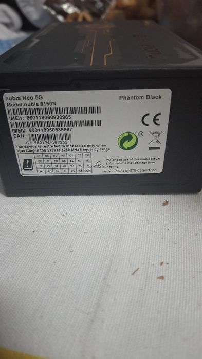 Telemóvel gaming ZTE núbia neo 5g
