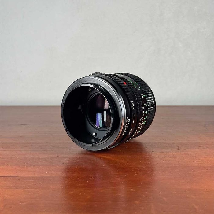 Lente Canon FD 50mm F1.4 + Adaptador de Lente L-Mount