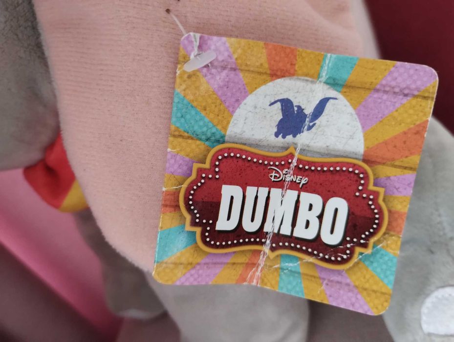 Мягкая плюшевая игрушка Disney слоненок Дамбо Оригинал 30 см