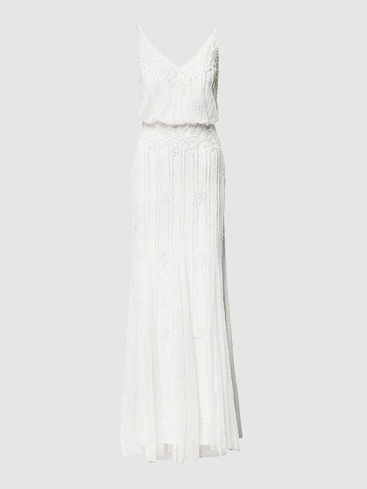 Suknia ślubna Lace Beads perełki kryształki