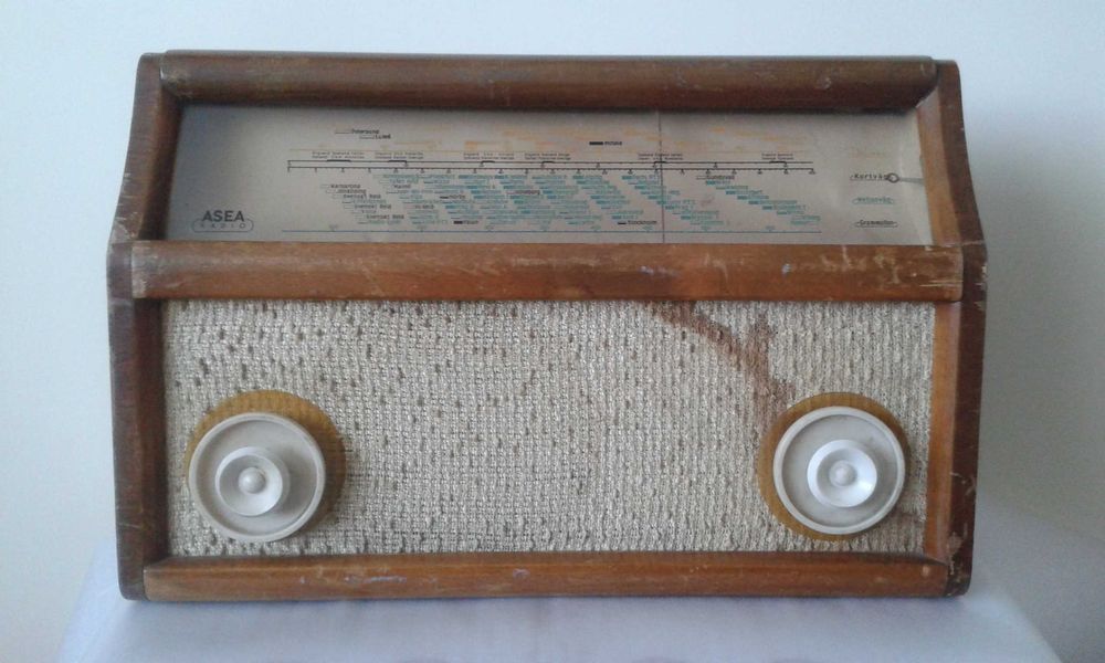 Radio lampowe ASEA U165(Szwecja)