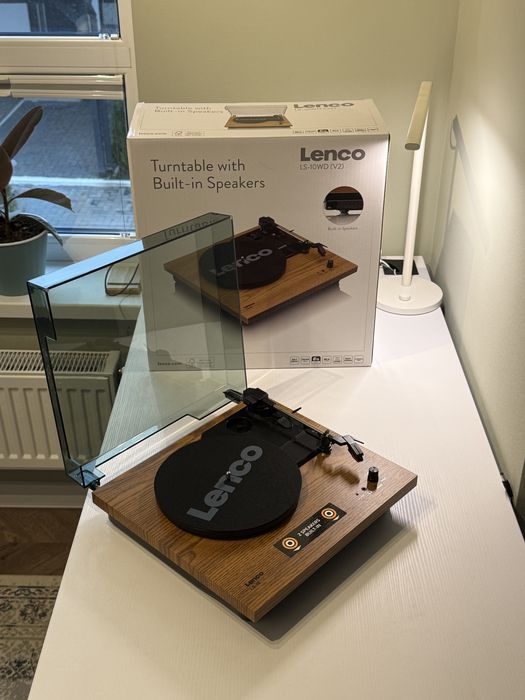 Lenco LS-10 WD V2 новий вініловий програвач з динаміками