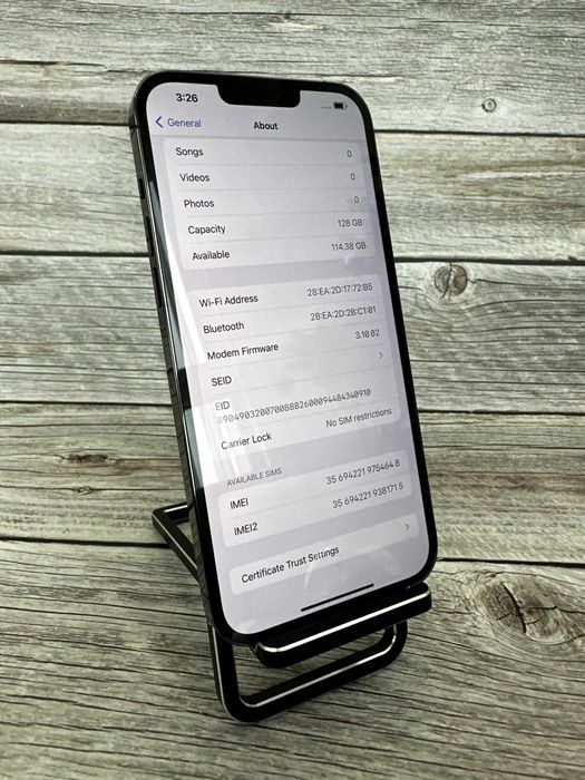 IPhone 13 pro max graphite 128gb!!! NEVERLOCK!! З США!!батарея 92%