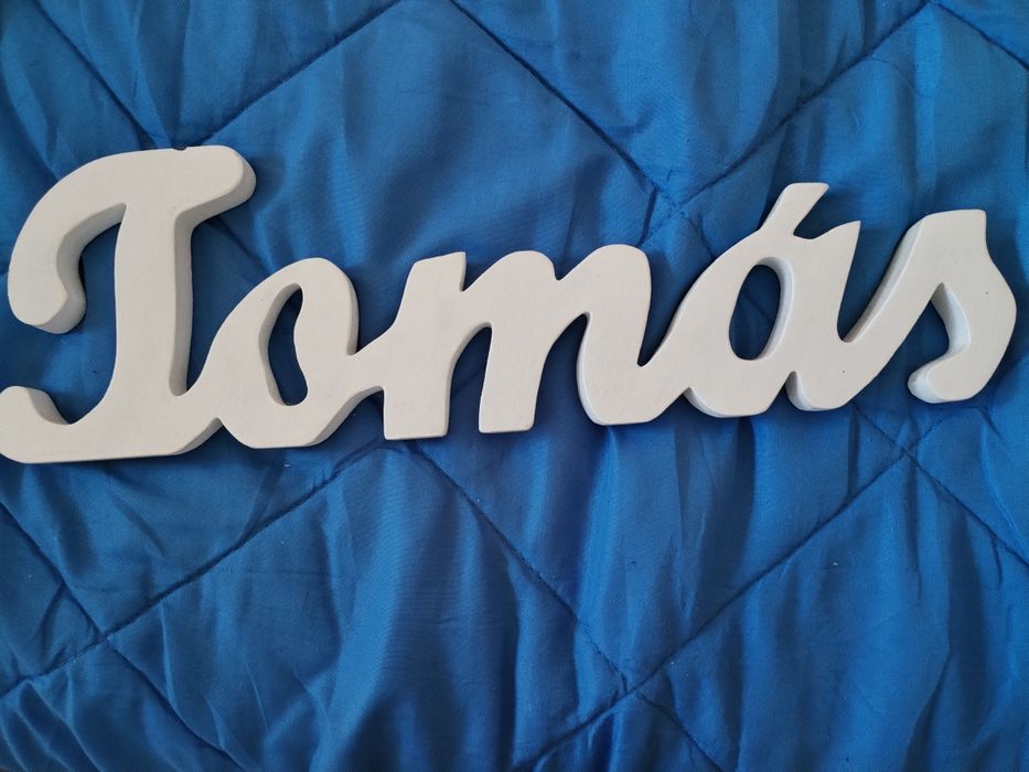 Nome em Madeira - Tomás