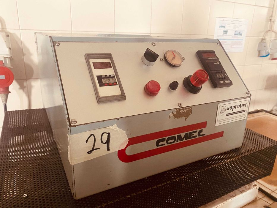 PRENSA DE PRATO - COMEC - Etamparia Textil  VENDIDO