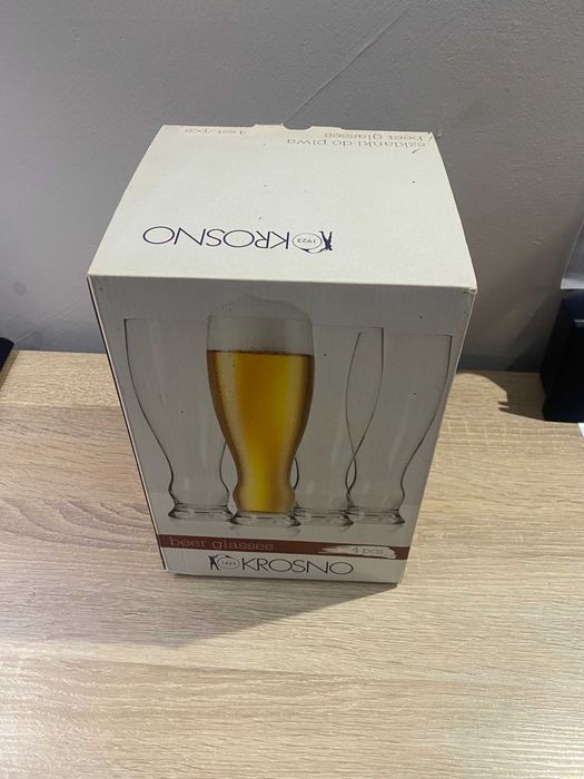Kufle szklanki do piwa pszenicznego KROSNO 4x500ml