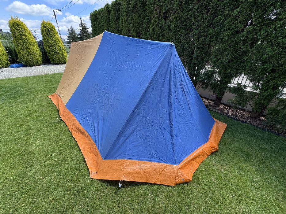 Namiot WARTA 3 osobowy Legionowo PRL doskonały stan rok 1974 oryginał!