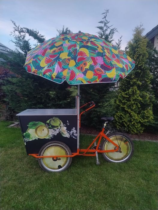 Rower riksza cargo gastronomiczny lemoniady