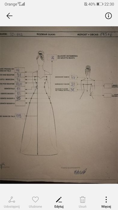 Suknia ślubna AGNES roz. 38-40 do negocjacji