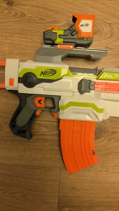 NERF Modulus Blaster ECS 10, Hasbro, wersja rozbudowana
