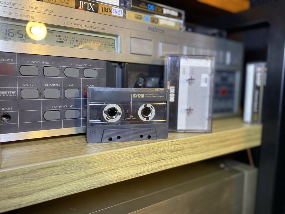 Kaseta magnetofonowa Sony UX-S 90 Chrome, Italo Disco Mega Hits - B215. Archiwum radia, jakość studyjna. Kolekcja prywatna