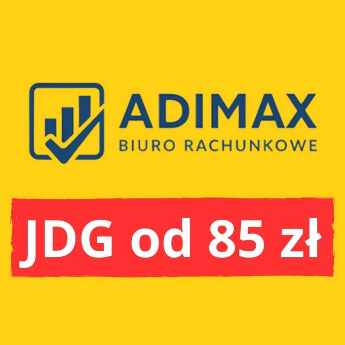 Biuro Rachunkowe od 85zł | Księgowość | JDG | Usługi księgowe online