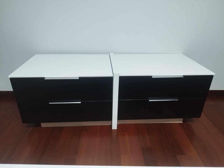 Mobília de quarto com cama de casal p/ colchão 190x150